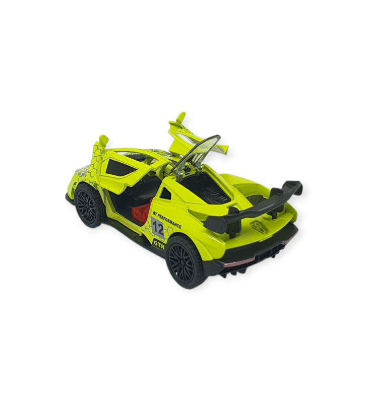 Çek Bırak Metal Arabalar 13 cm - Yeşil (Lisinya)