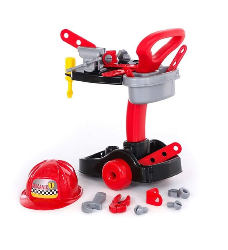 Meslek Setleri - Mekanik- Tekerlekli Tamir Seti Tezgahı 51 cm - 27 parça (Lisinya)