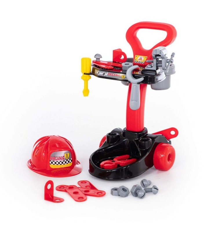 Meslek Setleri - Mekanik- Tekerlekli Tamir Seti Tezgahı 51 cm - 27 parça (Lisinya)