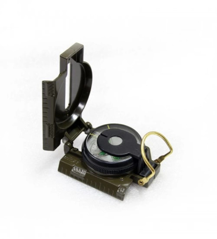 - Hassas Lensatic Pusula, Amerikan Tarzı, Açık Kamp Yürüyüş Survival Için ( Lisinya )