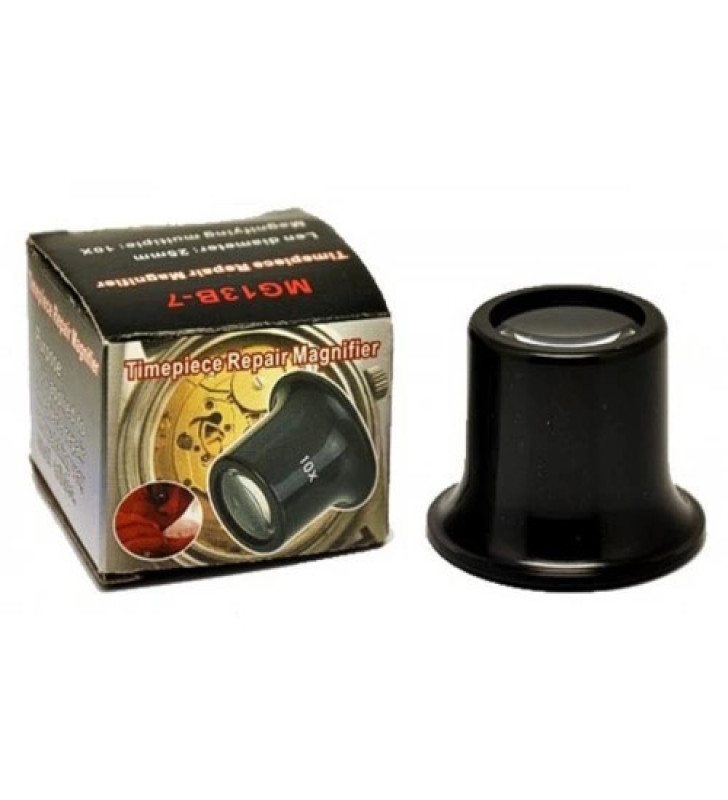 -10x Büyütmeli,saat,takı Onarım Için Cam Lensli Optik Göz Büyüteç ( Lisinya )