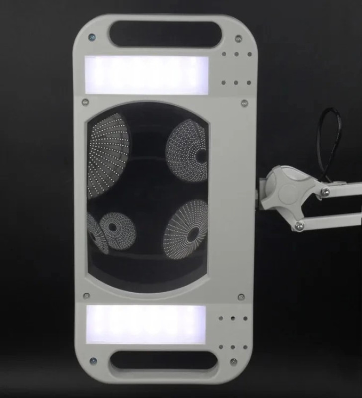 -10X LED Akrobat Büyüteç 2x15w 170x113 mm 10 Diopter Mercek LT-86G ( Lisinya )