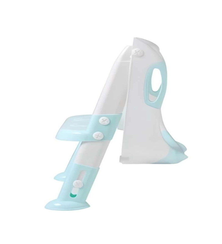 Softy Merdivenli Tuvalet Adaptörü - Çocuğunuz İçin Güvenli ve Konforlu Tuvalet Eğitimi Mavi ( Lisinya )