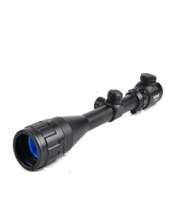 4-12x40 Aoeg Dürbünü Mil Dot Kırmızı - Yeşil Lens Koruyucu ( Lisinya )