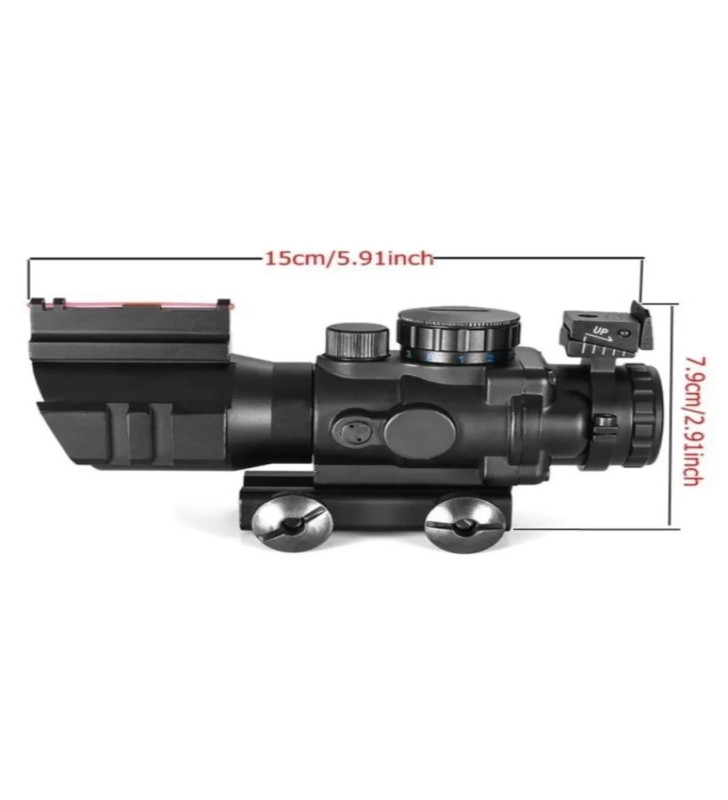 SPIKE 4X32 Kırmızı Işıklı Dürbünü 4x32 ( Lisinya )