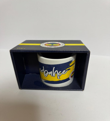 Seramik 1.Sınıf Kupa Sarı Lacivert