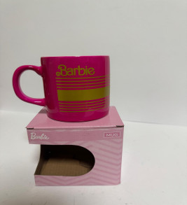 Seramik 1.Sınıf Kupa Pembe-Yeşil Detaylı