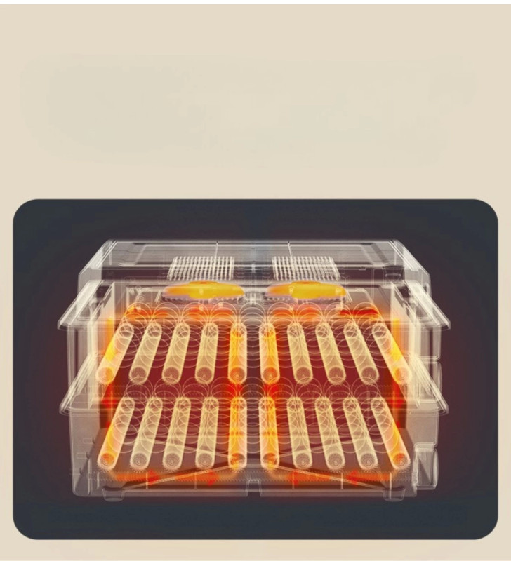 Epo-W64 Tam Otomatik Kuluçka Makinesi 64 Yumurta Kapasiteli Civciv Kaz Ördek Uyumlu + Yedek Motor ( Lisinya )