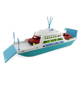 Feribot Araç Taşııyan Gemi 45 cm - Turkuaz (Lisinya)