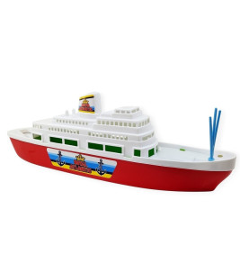 Transatlantik Yolcu Gemisi 45 cm - Kırmızı (Lisinya)