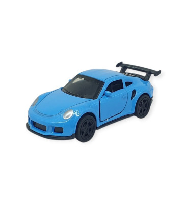 Çek Bırak Metal Küçük Arabalar 8 cm - 6411A-1 - Mavi (Lisinya)