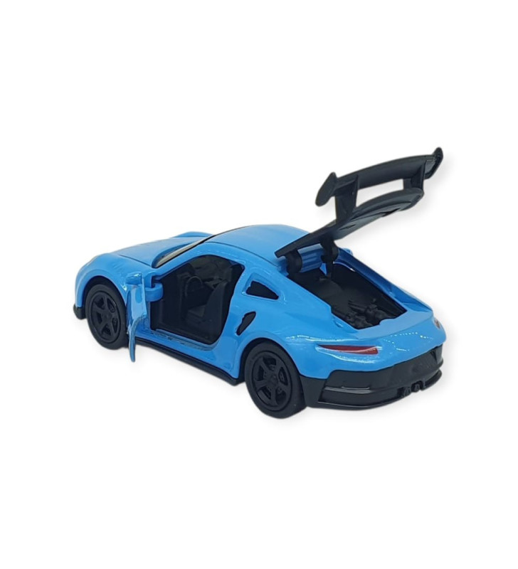 Çek Bırak Metal Küçük Arabalar 8 cm - 6411A-1 - Mavi (Lisinya)