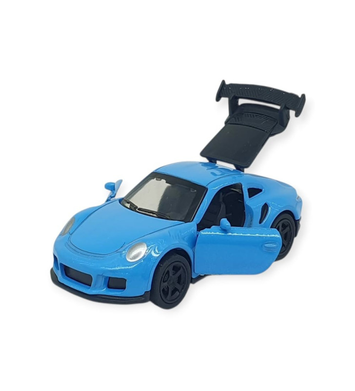 Çek Bırak Metal Küçük Arabalar 8 cm - 6411A-1 - Mavi (Lisinya)