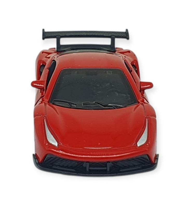 Çek Bırak Metal Küçük Arabalar 8 cm - 6411A-4 - Kırmızı (Lisinya)