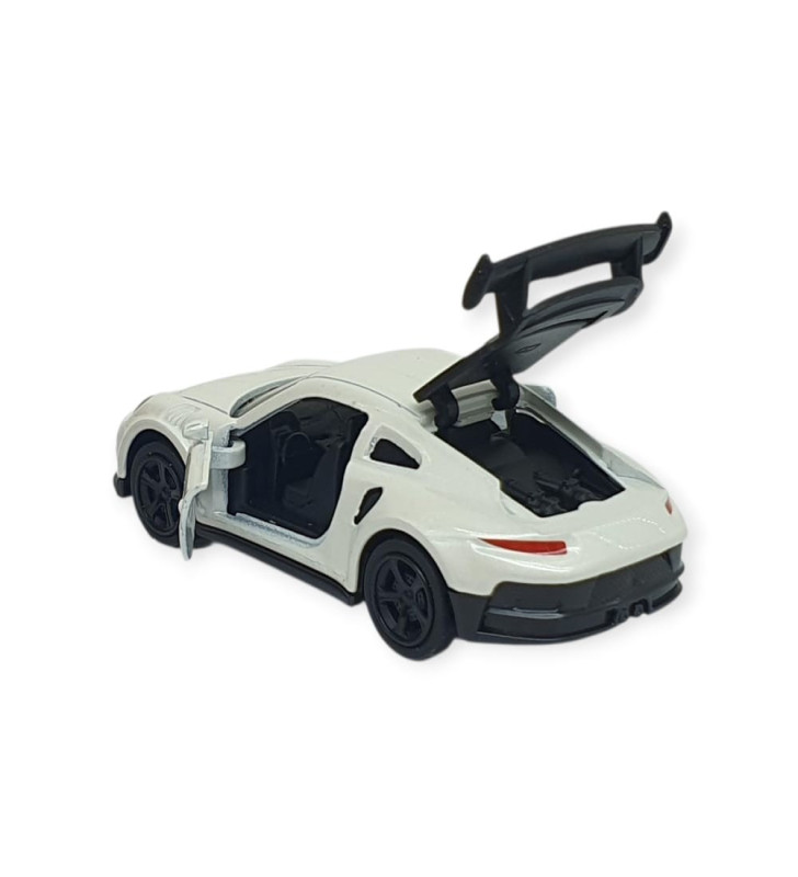 Çek Bırak Metal Küçük Arabalar 8 cm - 6411A-7 - Beyaz (Lisinya)