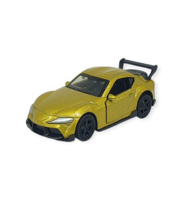 Çek Bırak Metal Küçük Arabalar 8 cm - 6411A-13 - Altın (Lisinya)