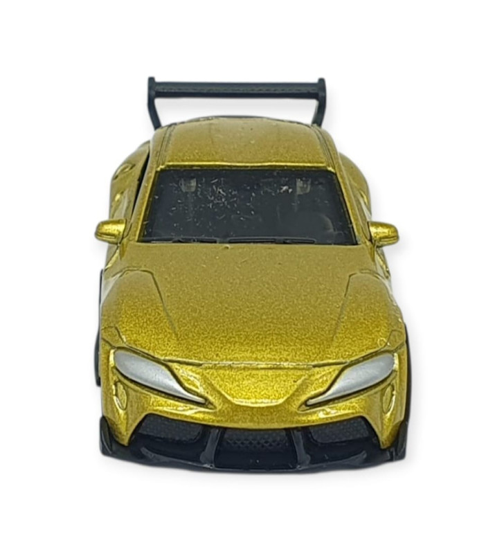 Çek Bırak Metal Küçük Arabalar 8 cm - 6411A-13 - Altın (Lisinya)