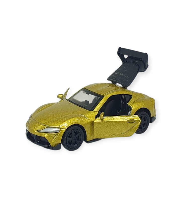 Çek Bırak Metal Küçük Arabalar 8 cm - 6411A-13 - Altın (Lisinya)
