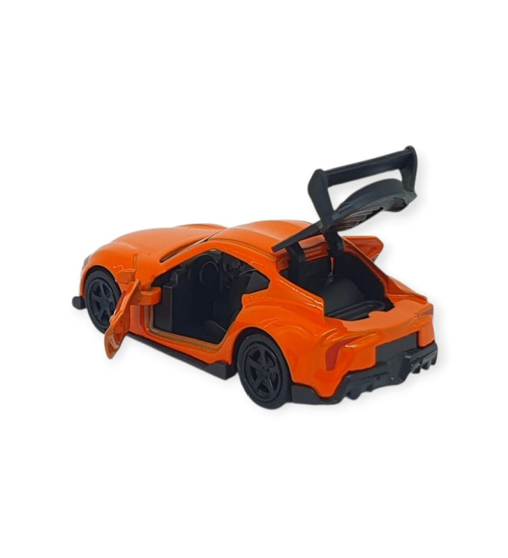 Çek Bırak Metal Küçük Arabalar 8 cm - 6411A-14 - Turuncu (Lisinya)