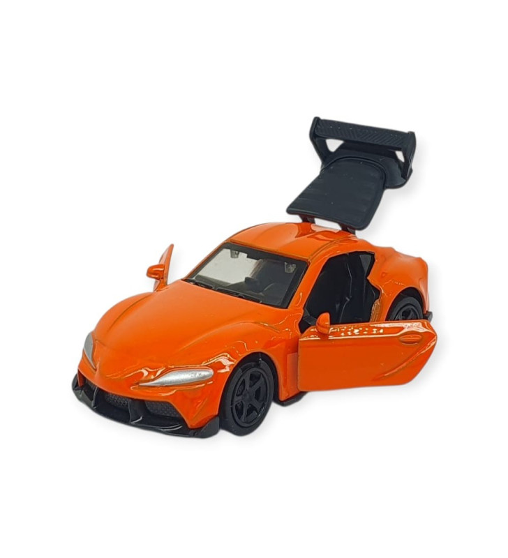 Çek Bırak Metal Küçük Arabalar 8 cm - 6411A-14 - Turuncu (Lisinya)