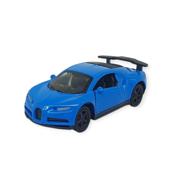 Çek Bırak Metal Küçük Arabalar 8 cm - 6411A-18 - Mavi (Lisinya)