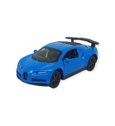 Çek Bırak Metal Küçük Arabalar 8 cm - 6411A-18 - Mavi (Lisinya)