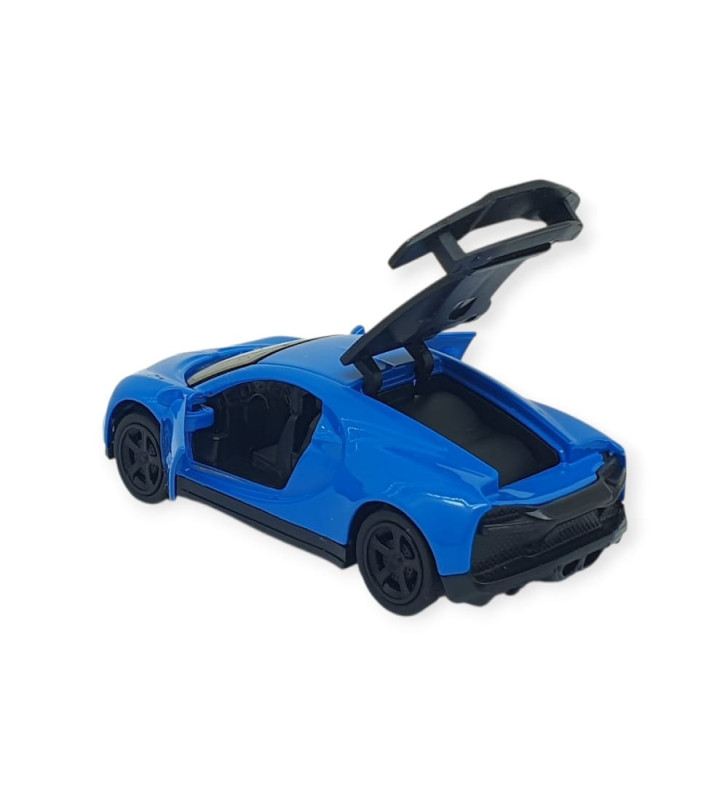 Çek Bırak Metal Küçük Arabalar 8 cm - 6411A-18 - Mavi (Lisinya)