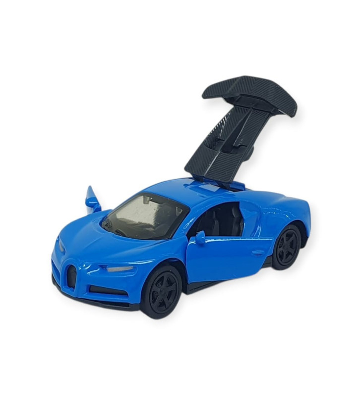 Çek Bırak Metal Küçük Arabalar 8 cm - 6411A-18 - Mavi (Lisinya)