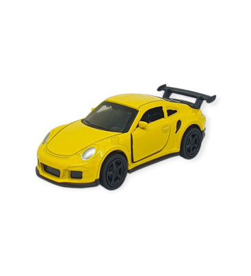 Çek Bırak Metal Küçük Arabalar 8 cm - 6411A-19 - Sarı (Lisinya)