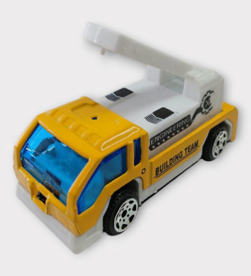 Küçük Metal İnşaat Araçları 7 cm - Kurtarma Kamyonu (Lisinya)