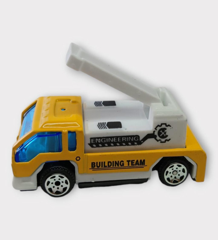 Küçük Metal İnşaat Araçları 7 cm - Kurtarma Kamyonu (Lisinya)