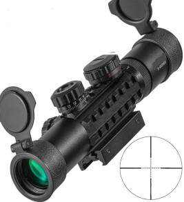 C3-9X26eg Raylı Çift ışıklı Dürbünü 11mm/22mm ( Lisinya )