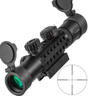 C3-9X26eg Raylı Çift ışıklı Dürbünü 11mm/22mm ( Lisinya )