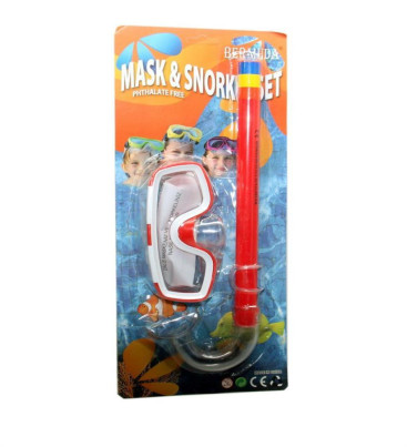 AK406-140BC - ÇOCUK MASKE SNORKEL SET (Lisinya)