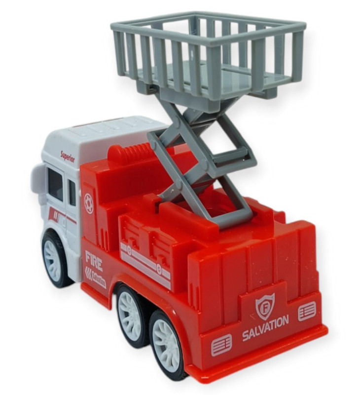 İş Makinaları Serisi - Sürtmeli İtfaiye Aracı 12 cm - Asansör (Lisinya)