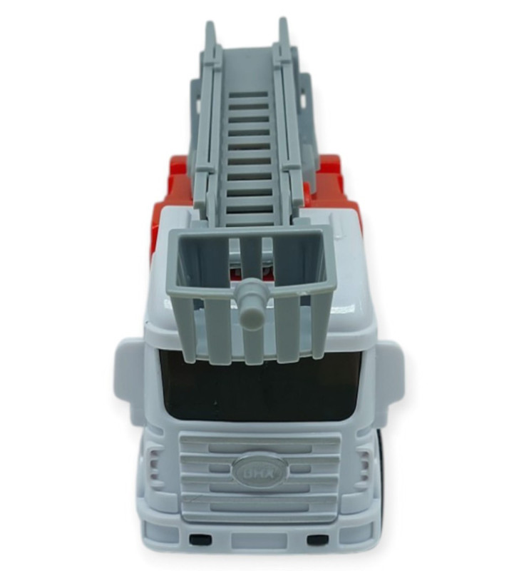 İş Makinaları Serisi - Sürtmeli İtfaiye Aracı 12 cm - Merdiven (Lisinya)