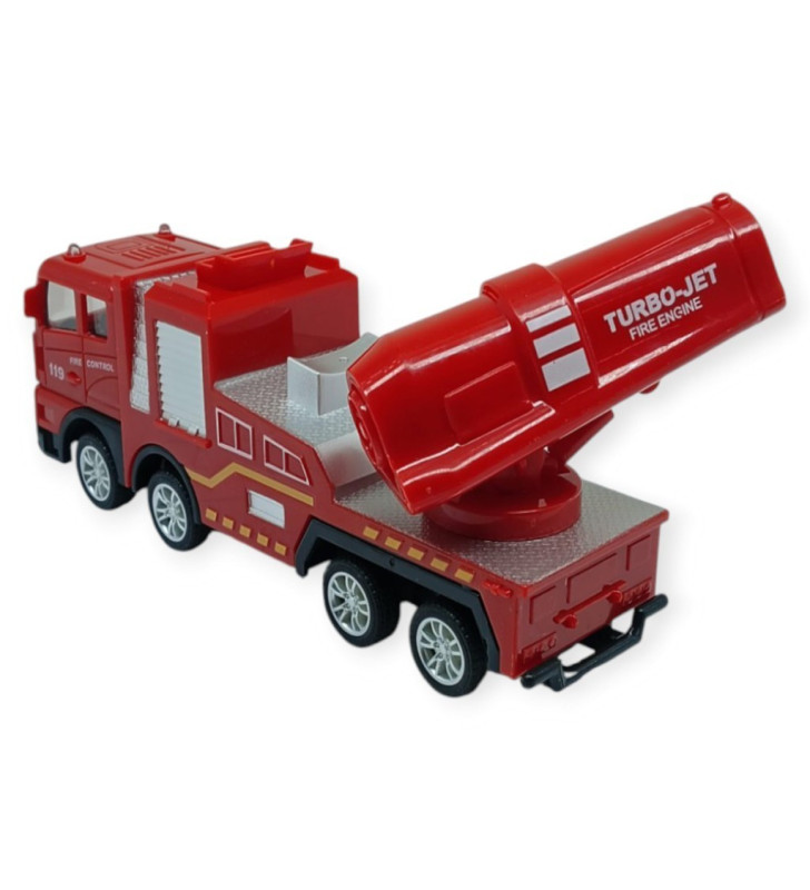 İş Makinaları Serisi - Sürtmeli İtfaiye Aracı 16 cm - Turbo Jet (Lisinya)