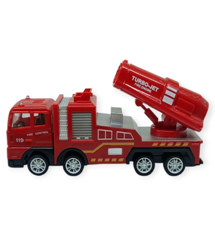 İş Makinaları Serisi - Sürtmeli İtfaiye Aracı 16 cm - Turbo Jet (Lisinya)