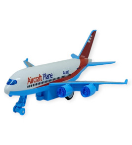 Sürtmeli Yolcu Uçağı 16 cm - Beyaz (Lisinya)