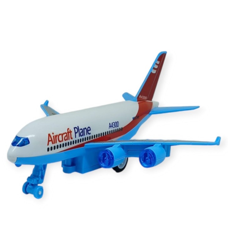 Sürtmeli Yolcu Uçağı 16 cm - Beyaz (Lisinya)