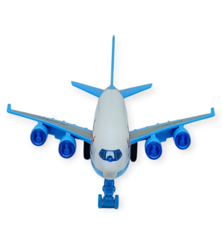 Sürtmeli Yolcu Uçağı 16 cm - Beyaz (Lisinya)