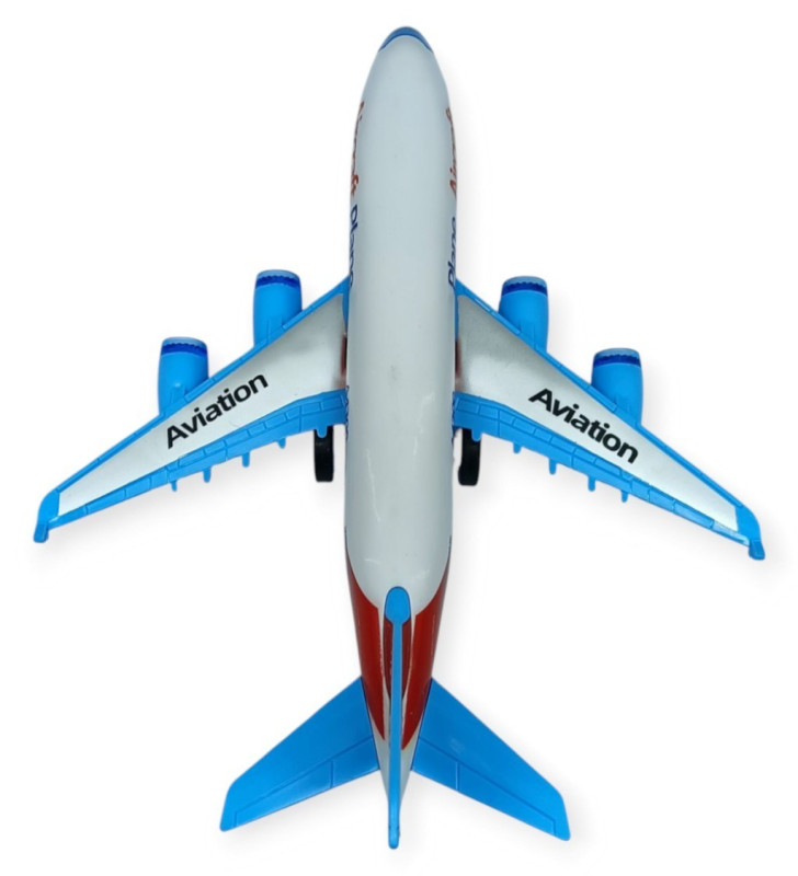 Sürtmeli Yolcu Uçağı 16 cm - Beyaz (Lisinya)