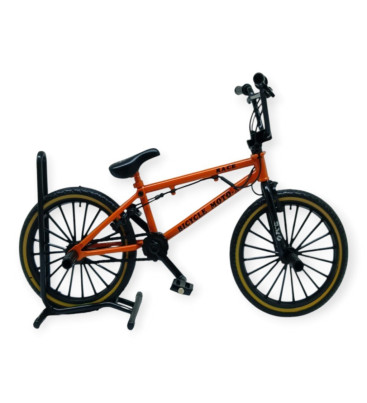 Model Araçlar -1:8 Metal BMX Bisiklet - Die -Cast 17 cm - Turuncu (Lisinya)