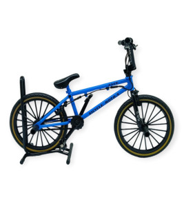 Model Araçlar -1:8 Metal BMX Bisiklet - Die -Cast 17 cm - Mavi (Lisinya)