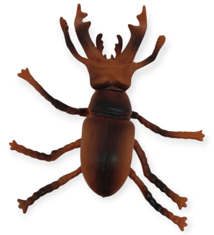 Böcek Figürleri - Gerçekçi Figür - Avurpa Geyik Böceği 10 cm (Lisinya)