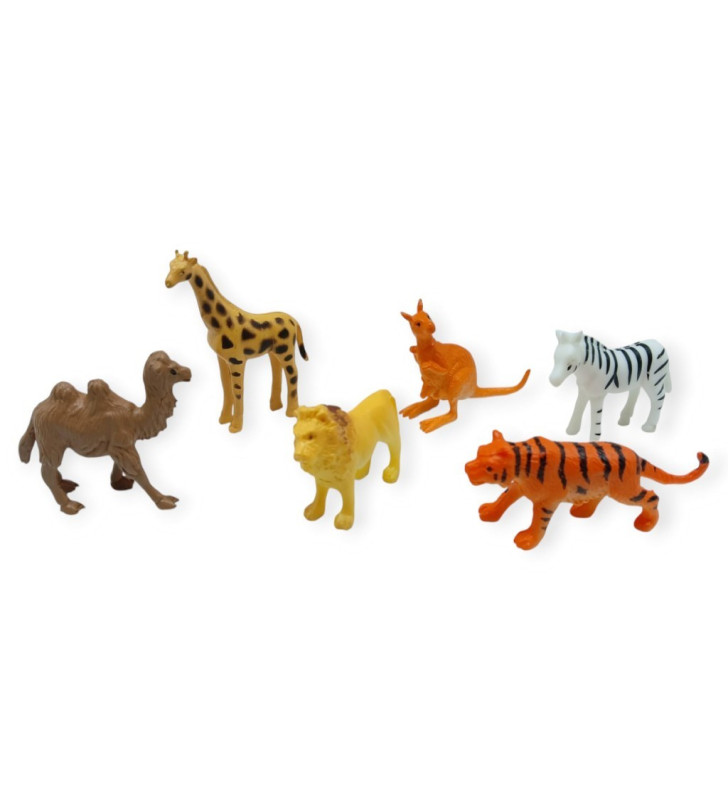 Hayvan Figürleri - Aksesuarlı Vahşi Hayvanlar Seti - Mini Set 30 Parça (Lisinya)