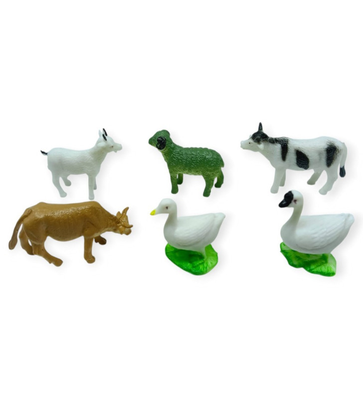 Hayvan Figürleri - Aksesuarlı Çiftlik Hayvanları Seti - 30 Parça (Lisinya)