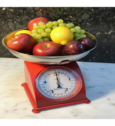 5 Kg Retro Nostalji Mutfak Tartısı Analog Terazi ( Lisinya )