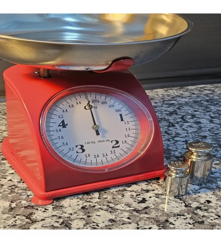 5 Kg Retro Nostalji Mutfak Tartısı Analog Terazi ( Lisinya )