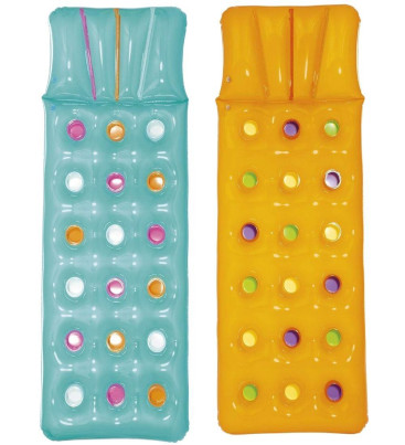 Deniz Yatağı Dik Yastıklı Bardaklı Yatak 188x71 Cm Bestway - 43014 (Lisinya)